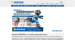 Desktop Screenshot of hestego.cz